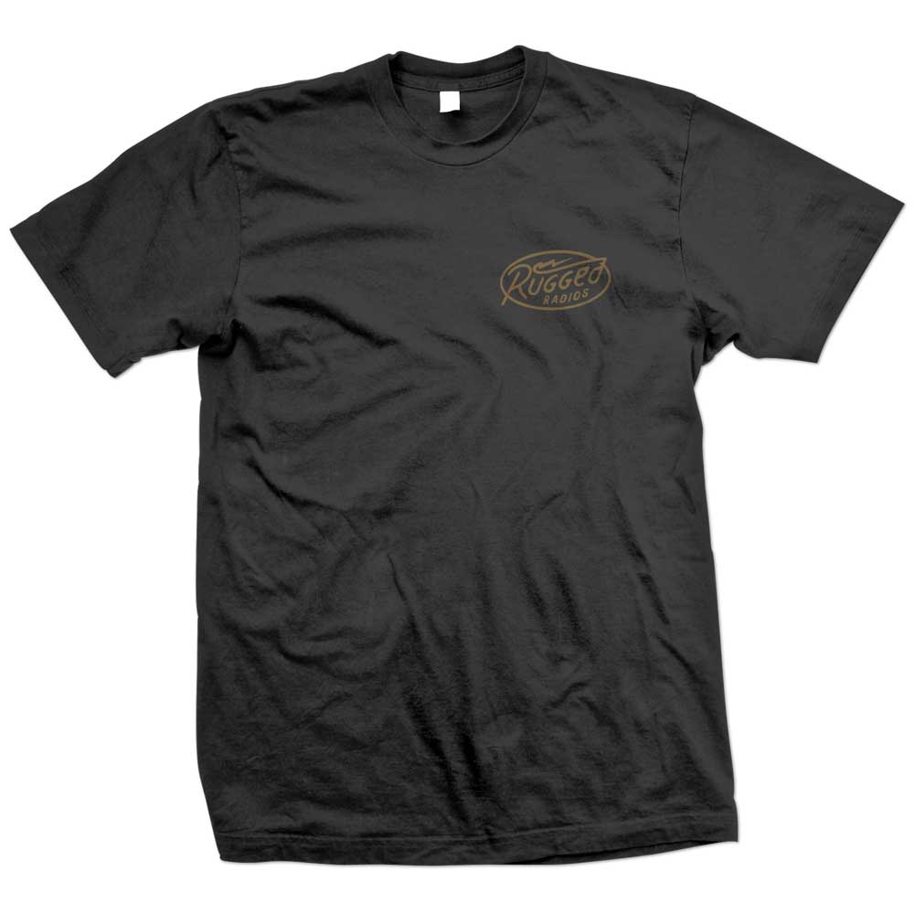 Rugged Radios BOLT T-Shirt - Black - Medium