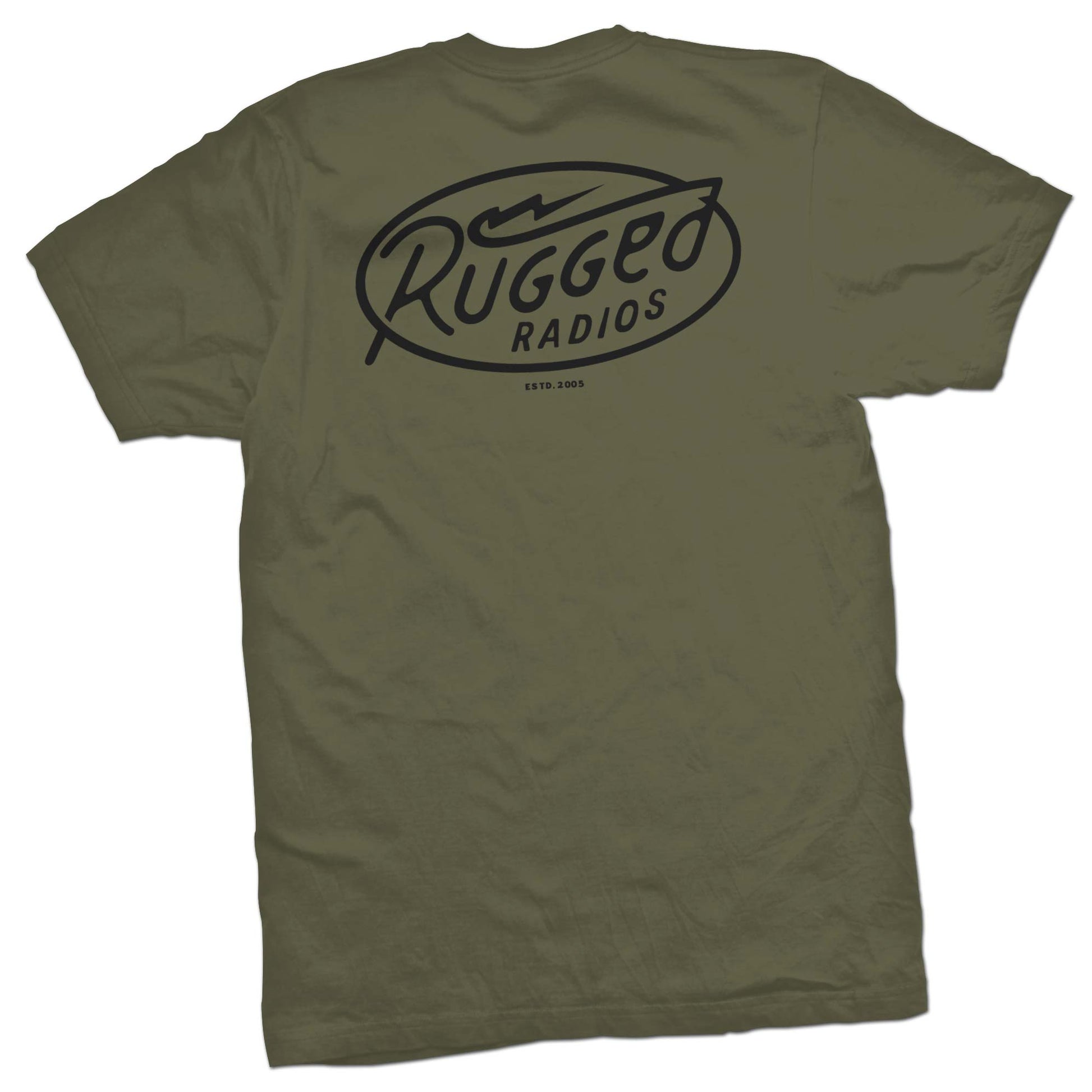 Rugged Radios BOLT T-Shirt - Green - Small