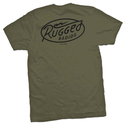 Rugged Radios BOLT T-Shirt - Green - Medium