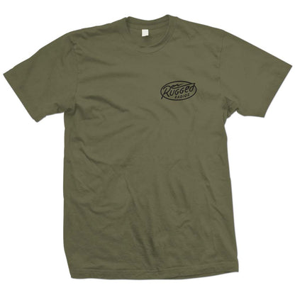 Rugged Radios BOLT T-Shirt - Green - Medium