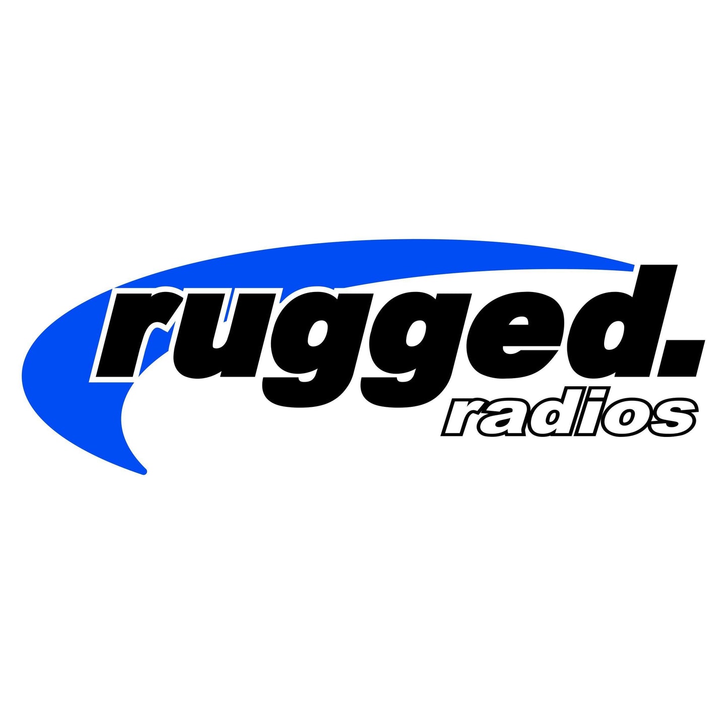 Rugged Radios Die Cut Stickers - Available In A Variety of Sizes - 12 Inch