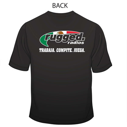 Rugged Radios MEXICAN FLAG T-Shirt - Black - XXXXL
