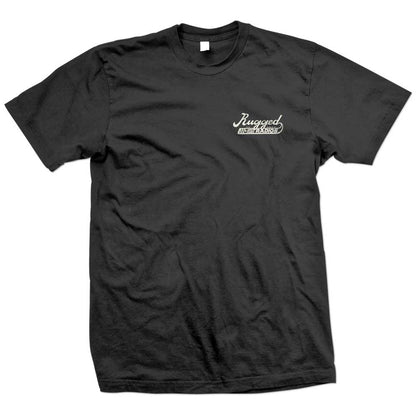 Rugged Radios SCRIPT T-Shirt - Black - XXL