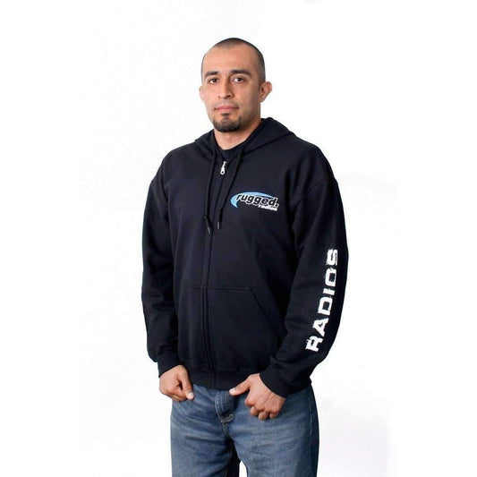 Rugged Radios Zip-Up Hoodie - Medium