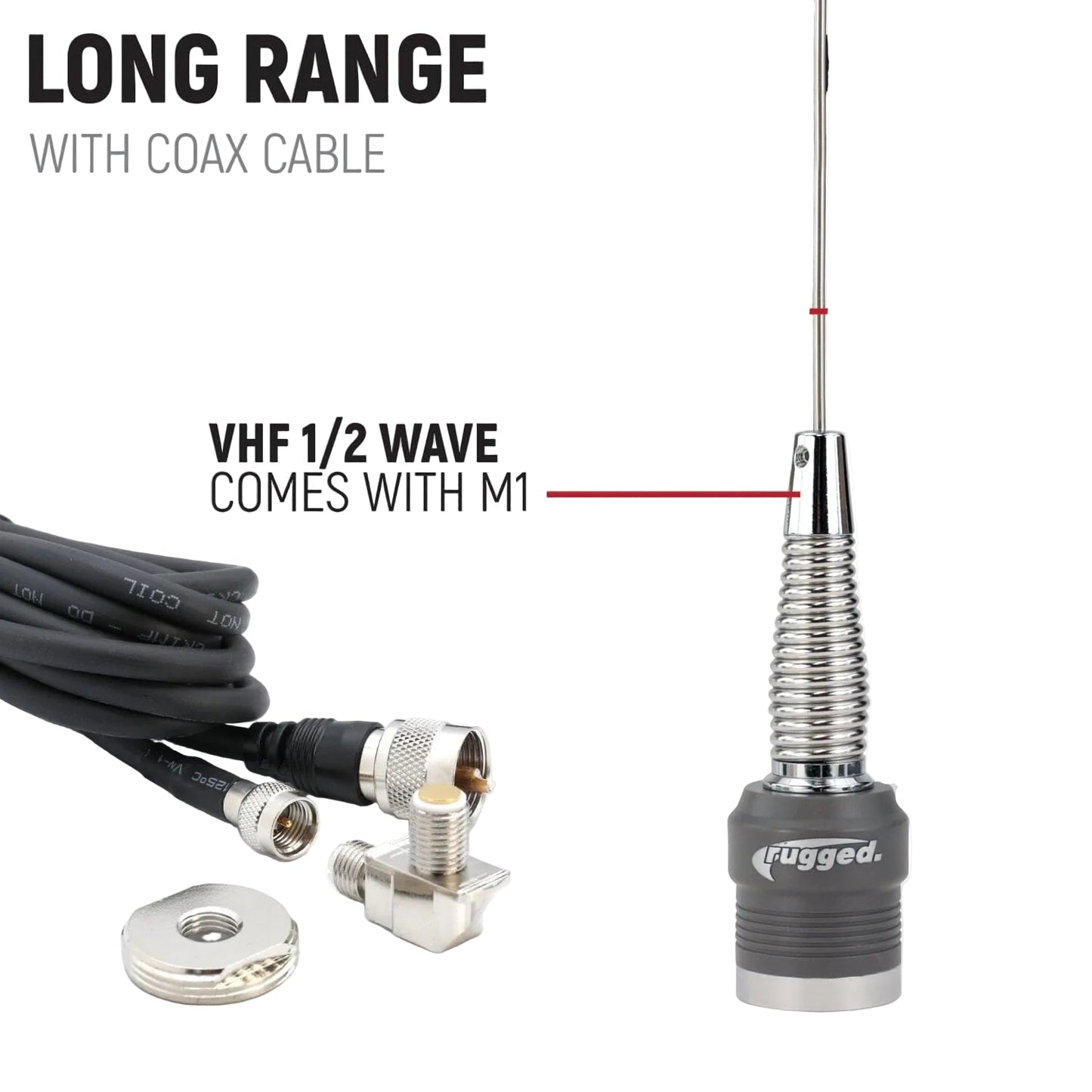 STX STEREO Complete Master Communication Kit with Intercom and 2-Way Radio - M1 VHF Business Band