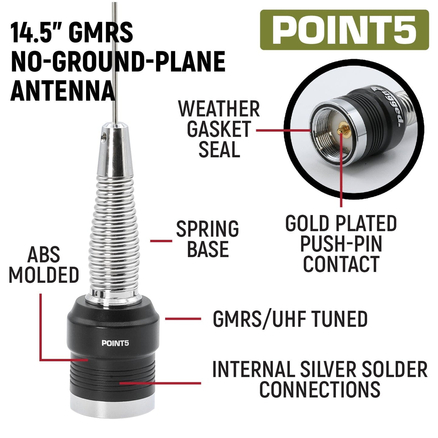 Toyota Tundra Two-Way GMRS Mobile Radio Kit - GMR25 Waterproof