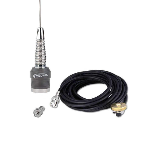 VHF External Antenna Kit for Handheld Radios (VHF 144 - 174 MHz) - Motorola BNC Adapter